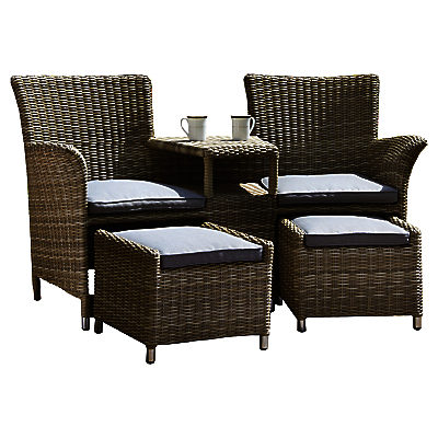 Royalcraft Wentworth Love Seat with Footstools